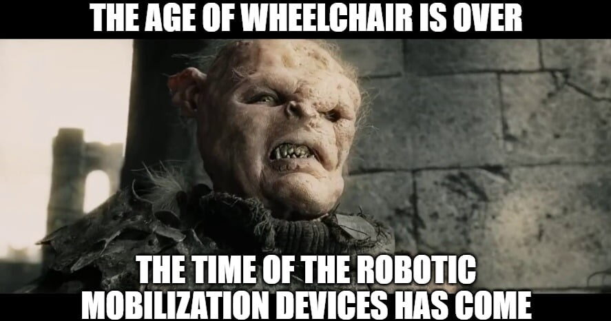 The age of wheelchair is over